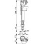 A18-3/8 Впускной механизм с нижней подводкой метал.резьбой