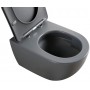 Ento Унитаз подвесной VEN-52TGR(525x360x350)серый матовый VECONI