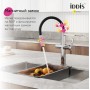 Смеситель для кухни с фильтром и гибким изливом, хром, Ikon, IDDIS IKNSBFFi05