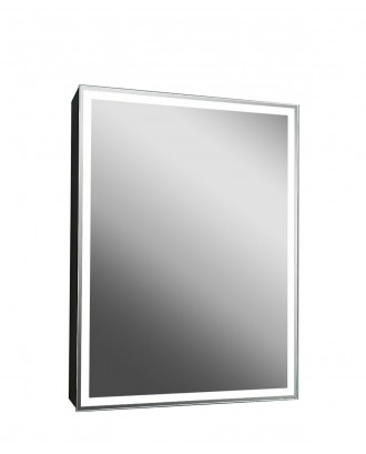 Mirror Box black Led 600*800 Зеркало-шкаф "ПОСЕЙДОН34"