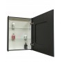 Mirror Box black Led 600*800 Зеркало-шкаф "ПОСЕЙДОН34"