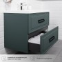 Pino 75 Комплект тумба Авокадо (744х474х640) подвесная + раковиной Alisa 75 Веллюто
